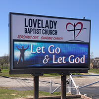 Church Sign For Heritage Hills Baptist Church Conyers Ga