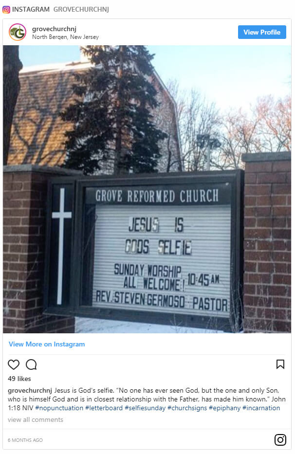 Funny Church Sign Saying 9 