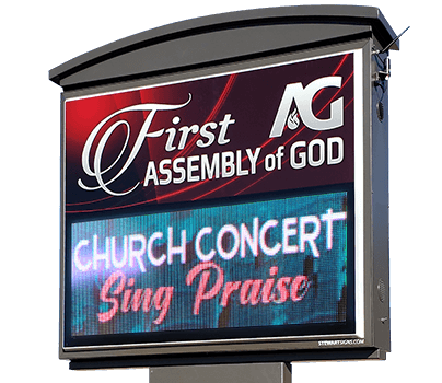 Outdoor LED Signs & Churches, Schools & More | Stewart Signs