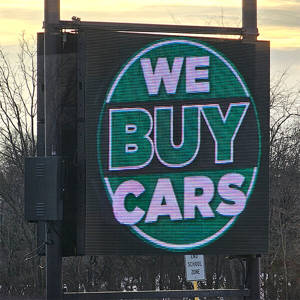 Business Sign for Car Credit Nation