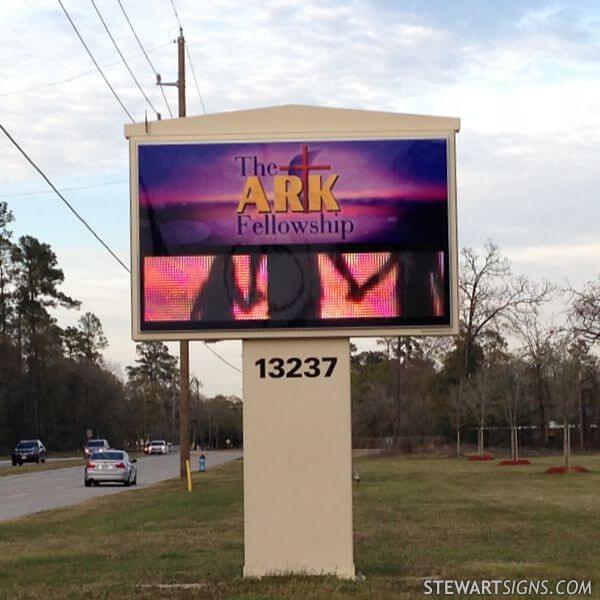 Church Sign for The Ark Fellowship