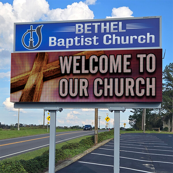 Church Sign for Bethel Baptist Church