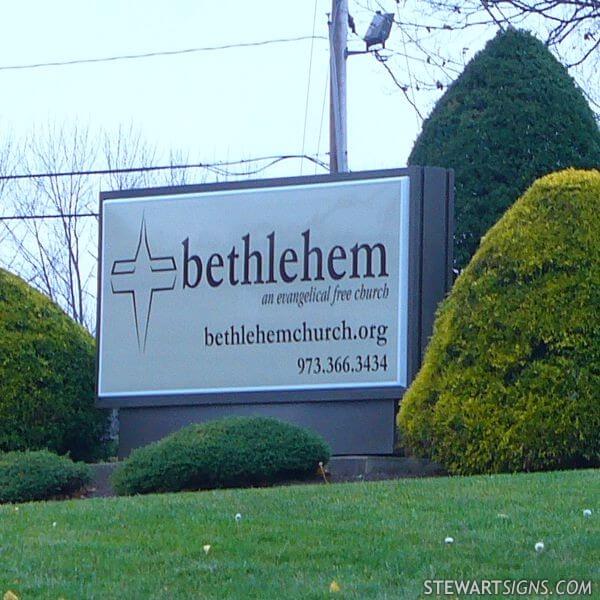 Church Sign for Bethlehem Church