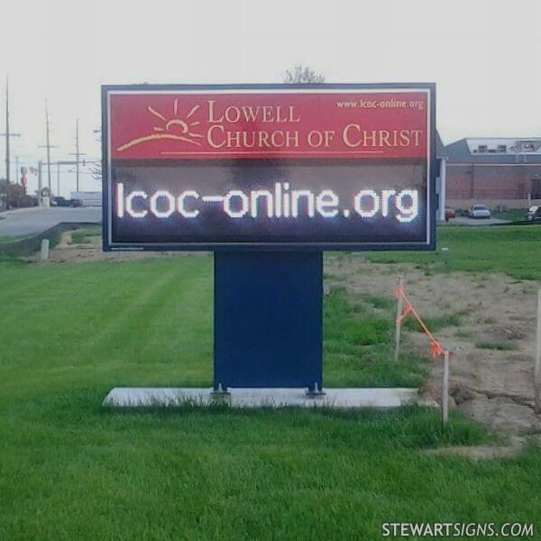 Church Sign for Church of Christ