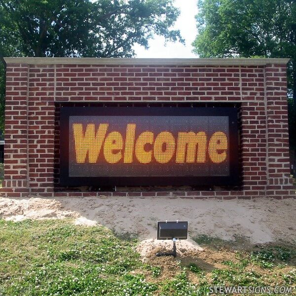 Church Sign for First Baptist Church