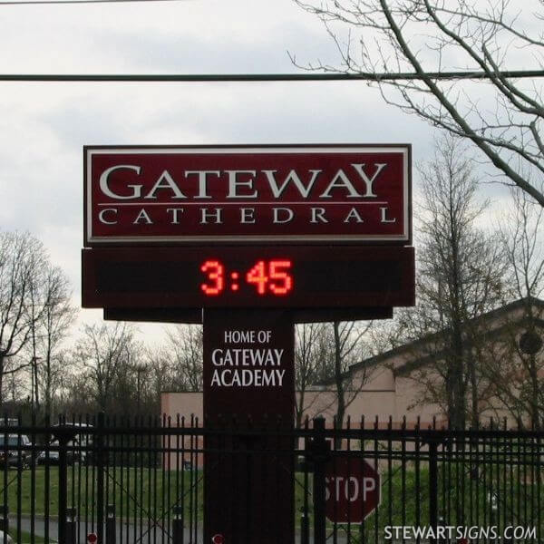 Church Sign for Church At the Gateway Cathedral