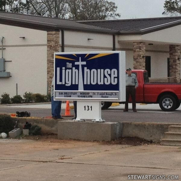 Church Sign for The Lighthouse Baptist Church