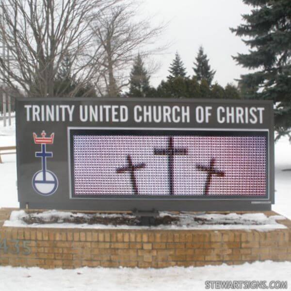 Church Sign for Trinity United Church of Christ