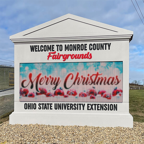 Civic Sign for Monroe County Fairgrounds