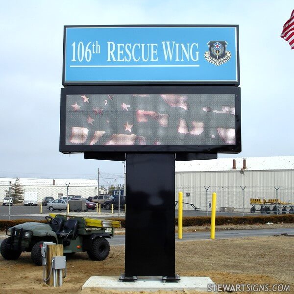 Military Sign for National Guard New York