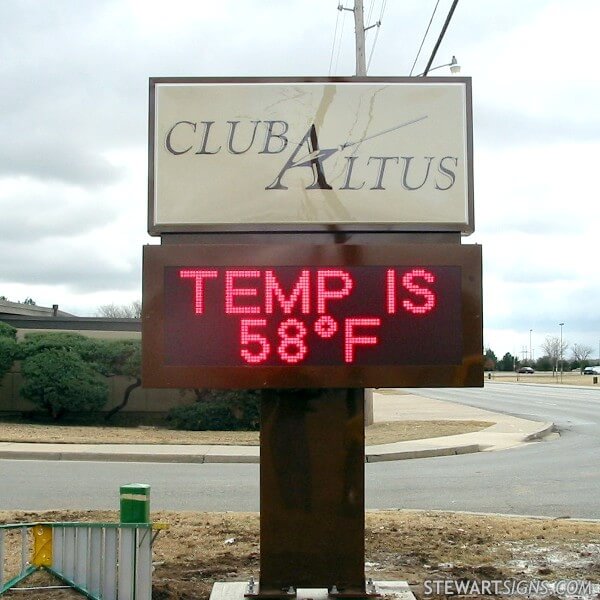 Military Sign for Altus AFB