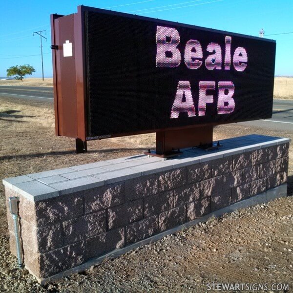 Military Sign for Beale AFB