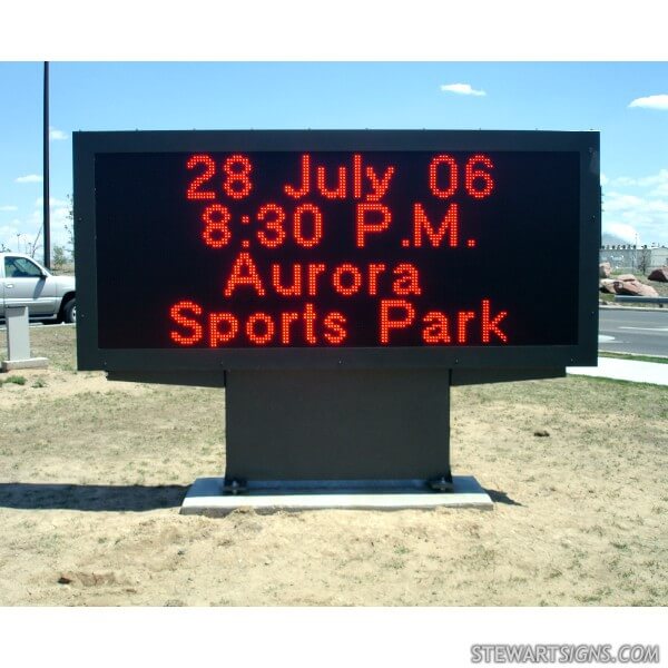 Military Sign for Buckley AFB Fitness Center