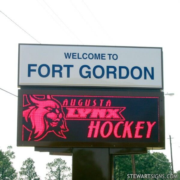 Military Sign for Marketing and Advertising Office - Fort Gordon