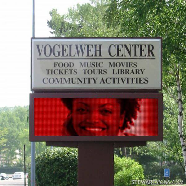 Military Sign for Vogelweh Community Activities