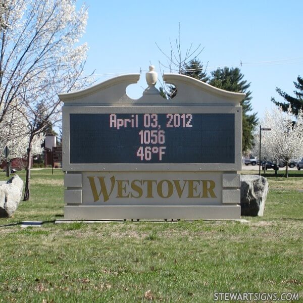 Military Sign for Westover AFB