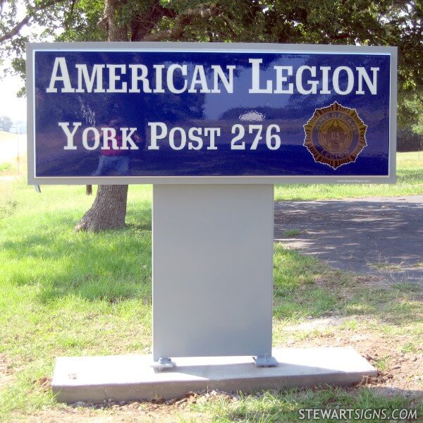 Civic Sign for American Legion Post 276