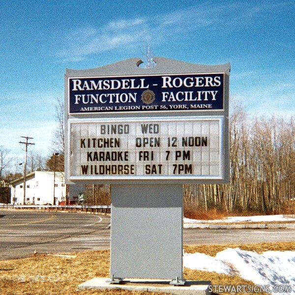 Civic Sign for American Legion Post 56