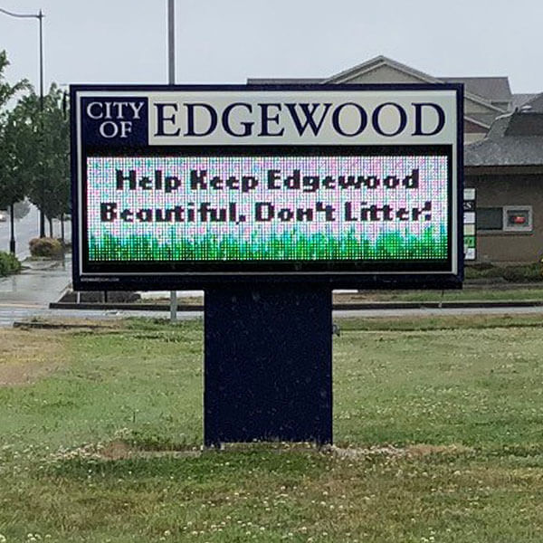 Municipal Sign for City of Edgewood