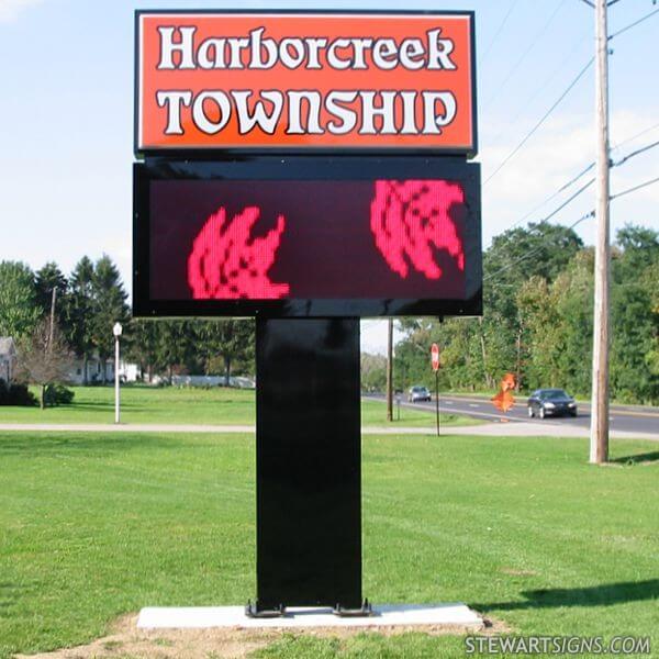 Municipal Sign for Harborcreek Township