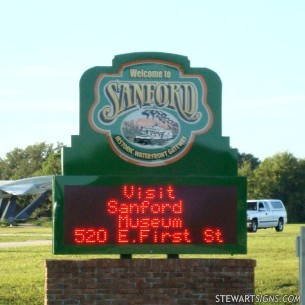 Municipal Sign for Sanford City