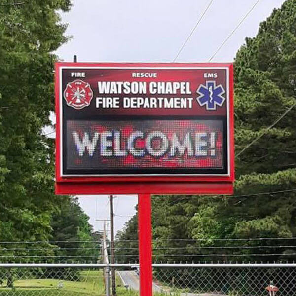 Municipal Sign for Watson Chapel Fire Department