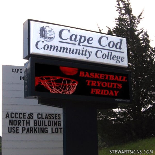 School Sign for Cape Cod Community College