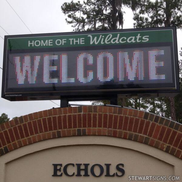 School Sign for Echols County Schools