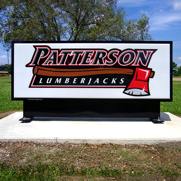 School Sign for Patterson Senior High School