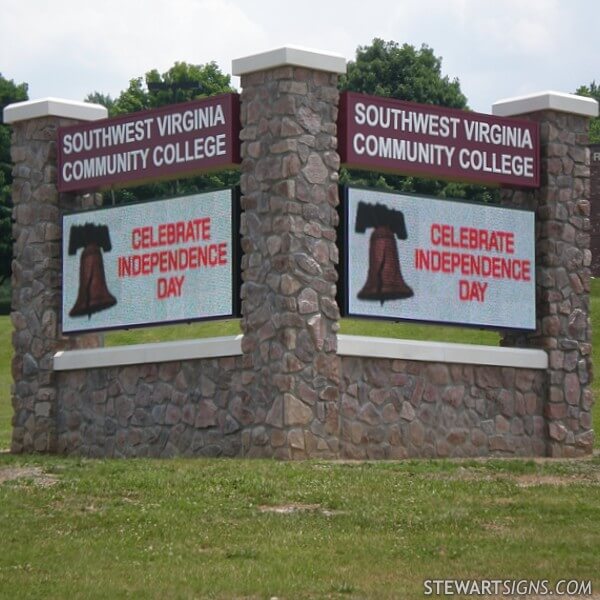 School Sign for Southwest Virginia Community College