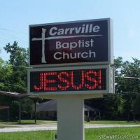Church Sign for First Baptist Church - Cuero, TX
