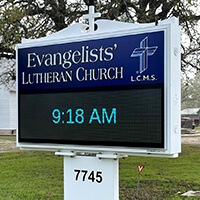 Church Sign for Wimauma Community Church of God - Wimauma, FL