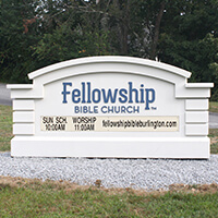 Church Sign for Fishermen Baptist Church - Bon Secour, AL