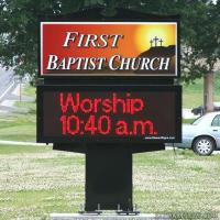 Church Sign for First Baptist Church - Los Fresnos TX