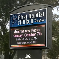 Church Sign For Heritage Hills Baptist Church - Conyers, Ga