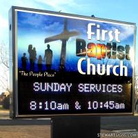 Church Sign for Southside Baptist Church - Poteau, OK