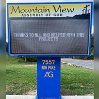 Official Sign Company For Assemblies Of God