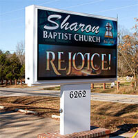 Church Sign for Heritage Hills Baptist Church - Conyers, GA