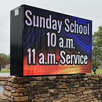 Independent Outdoor Led Signs For Churches, Schools & More 